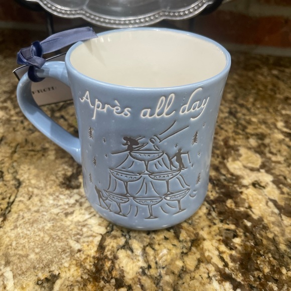 Peppermint and Pine soft blue Apres all Day and Apres Ski mug bundle NEW! - Picture 4 of 11